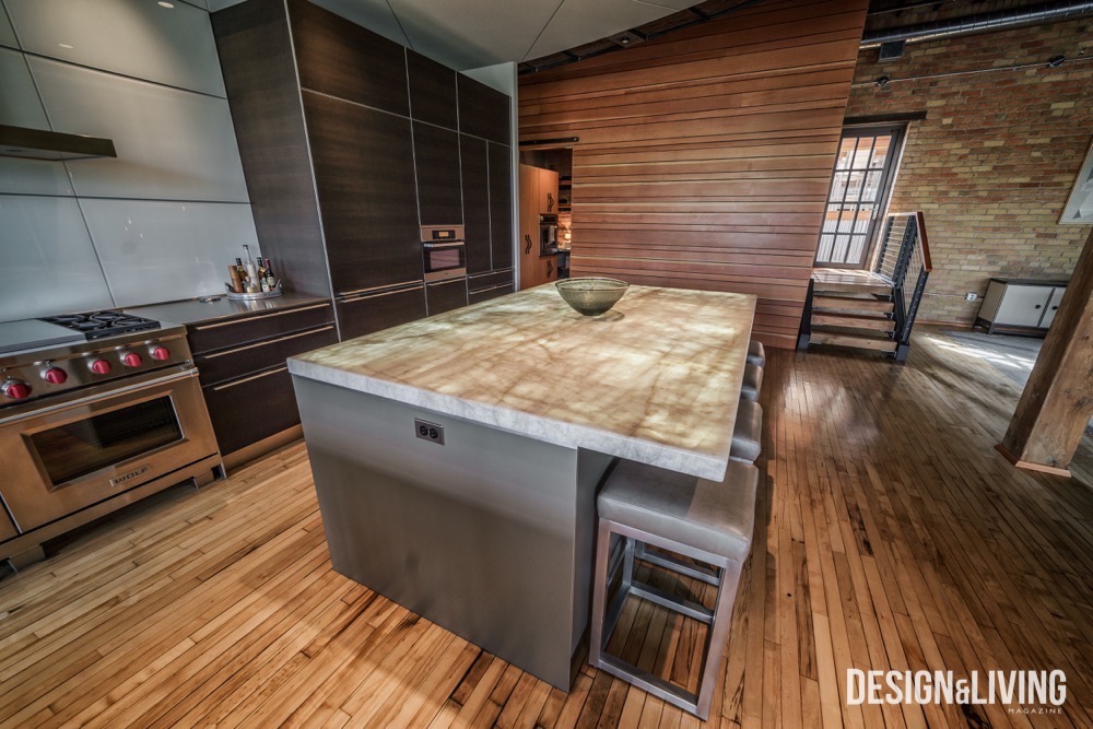 Fargo Laundry building, Home of Keith and Rondi McGovern, Kitchen design by Alexander Adduci, Chris Hawley Architects